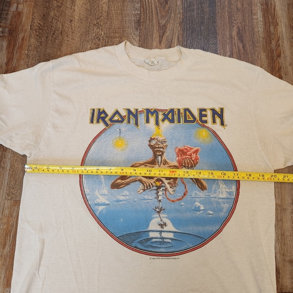 Rare Vintage 1988 Iron Maiden T-Shirt Seventh Son of a Seventh Son - Picture 9 of 10